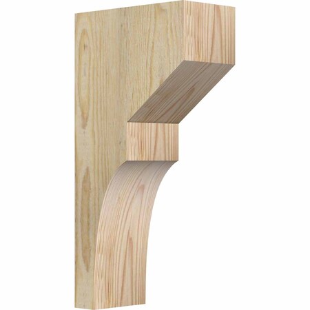 Ekena Millwork Monterey Rough Sawn Corbel, Douglas Fir, 4"W x 8"D x 16"H COR04X08X16MON00RDF
